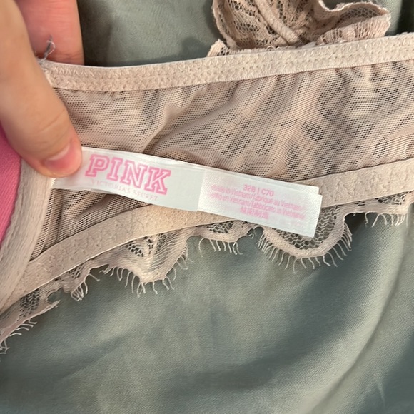 Blush Pink Lace Bralette. - Picture 3 of 3